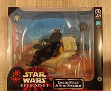 Star Wars The Black Series Darth Maul and Sith Speeder