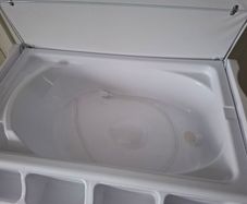 babylo baby changing table and bath with storage