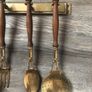Hanging antique kitchen utensils Image 2
