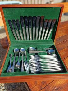 1960s Viners Stainless Steel Cutlery Set