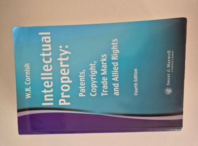 Intellectual Property W.R. Cornish Book