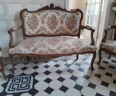 Antique French Louis XVI style sofa set