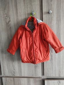 orange Jacket boy 98 cm with a hood