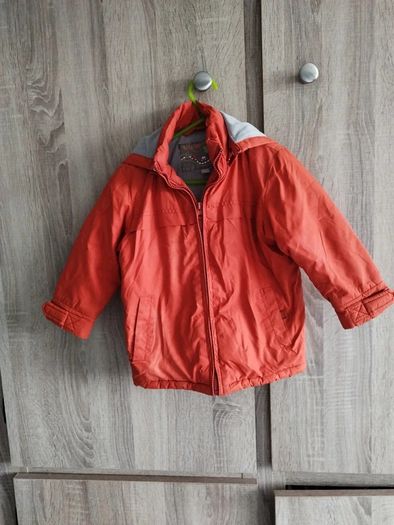 orange Jacket boy 98 cm with a hood