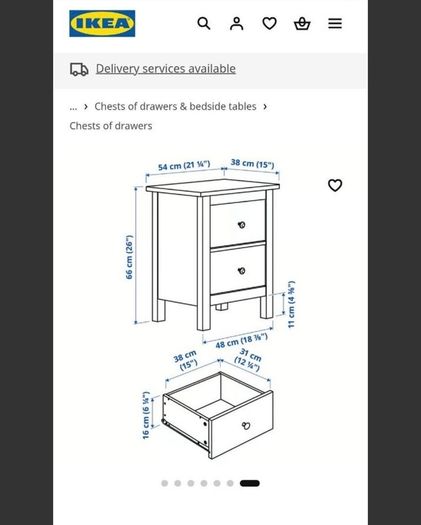 Ikea Hemnes locker