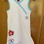 Girl's H&M White Surf Style Dress | Size 4-5 years Image 4
