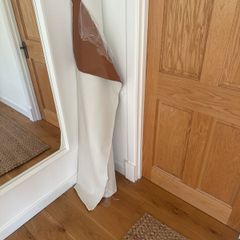 roll of brown leather