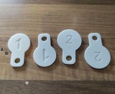 shopping coin trolley key 1 euro two euro