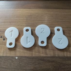 shopping coin trolley key 1 euro two euro