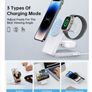 3 in 1 Foldable Magnetic Wireless Charging Station with PD 20W USB-C Adapter, Compatible with MagSafe Image 3