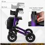Postage Costway 2 in 1 rollator walker Image 4