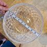 Large Vintage Waterford Crystal 10 inch Centerpiece Bowl Killeen Pattern Excellent Condition Image 3