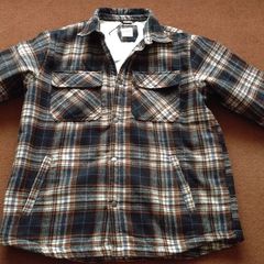 Zara Mens Checked Fleece Lined Jacket - New with Tags
