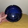 Carrolls Advertising Blue Cigarette Glass Ashtray Image 4