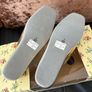 Dunlop gold metallic, low-wedge indoor slippers Image 5