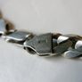 Heavy Italian 925 Sterling Silver Figaro Chain Necklace. 19 inches 8mm link width 39.7g Chunky for Man or Woman Image 3