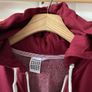 hoodie topman size medium burgundy hoodie mint condition Image 6
