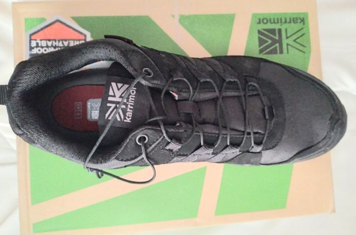 New Karrimor Surge low wtx mens black hiking shoes