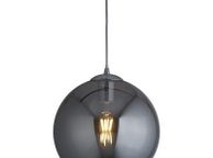 main image for ad Smoked Glass Light Pendant 35 cm Diameter