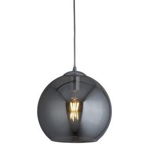 Smoked Glass Light Pendant 35 cm Diameter