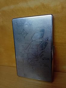 1950s cigarette case Isle Of Man