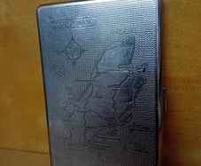 1950s cigarette case Isle Of Man