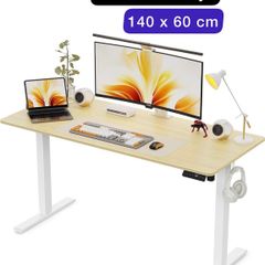 140 x 60 cm Standing Desk, Electric Height Adjustable Desk