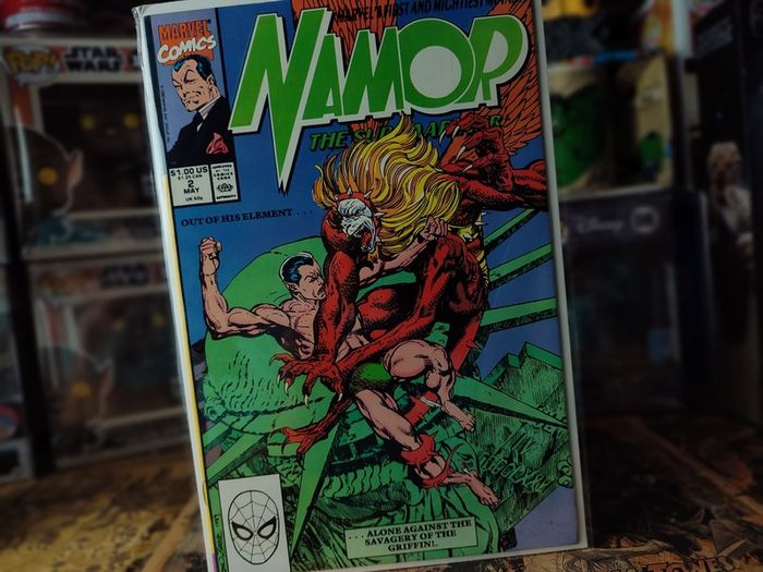 Namor the Sub-Mariner ! Issue #2 ! Copper Age Comic from 1990 ! by Marvel !