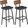 Bar Stools Set of 4, PU Upholstered Image 8