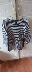 ladies stripey cotton top