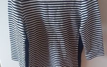 ladies stripey cotton top
