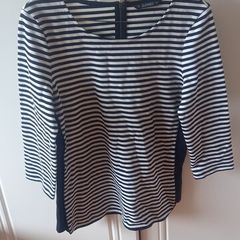 ladies stripey cotton top