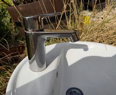 Bathroom Sink and Mixer Tap