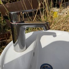Bathroom Sink and Mixer Tap