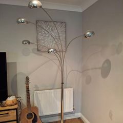 Floor standing lamp marble base