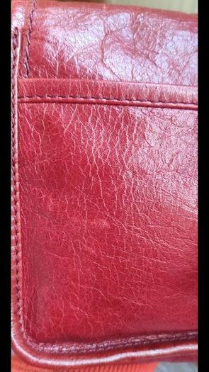 Marks & Spencer Vibrant Red Leather Crossbody bag