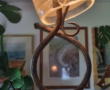 Vintage brass lamp - Paul Neuhaus
