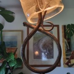 Vintage brass lamp - Paul Neuhaus
