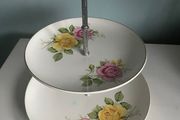 Brama vintage china Cake stand