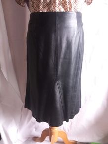 leather skirt