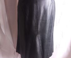 leather skirt