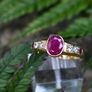 Vintage Ruby & Diamond Ring - 1960/70s Image 4