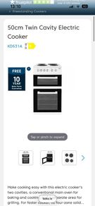 Brand New Beko White Cooker