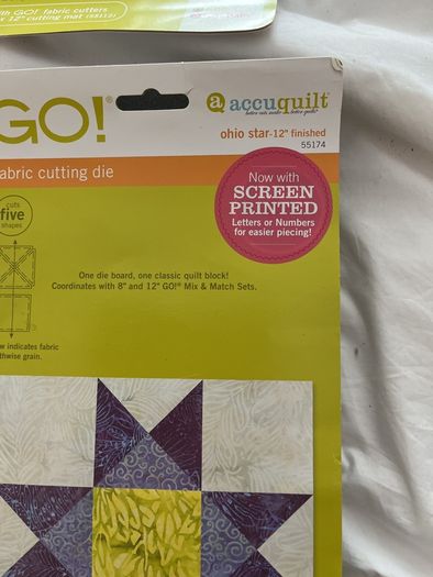 Accuquilt Ohio star die
