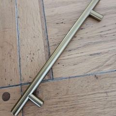 Brushed Brass Cabinet Handles - 15