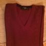 Mens jumper. Size Medium. Wine. New Image 6