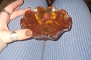 Carnival Glass Trinket Dish