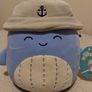 Squishmallows Samir the Blue Whale with Bucket Hat,  NEW WITH TAGS Image 3