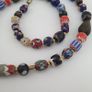 Antique Venetian Style Mix Glass & Old Face Glass Pendant Necklace Image 6
