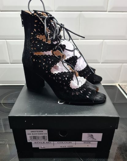 Black Suede Shoes - Brand New!!! Never Worn!!!